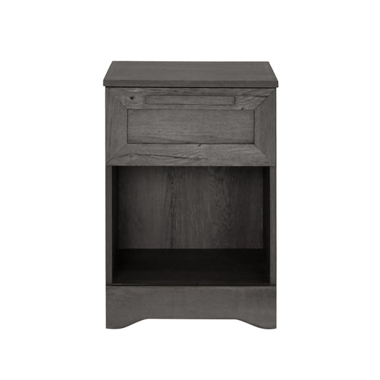 Broxon - Rustic Drawer Nightstand - The Sleep Loft - Online Mattress Showroom NYC