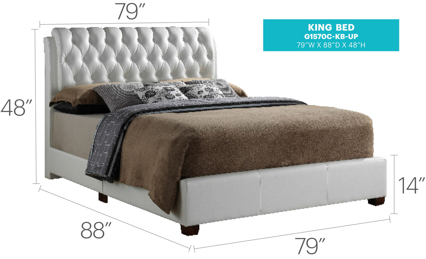 Tufted Upholstered Bed - The Sleep Loft - Online Mattress Showroom NYC