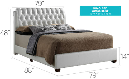 Tufted Upholstered Bed - The Sleep Loft - Online Mattress Showroom NYC