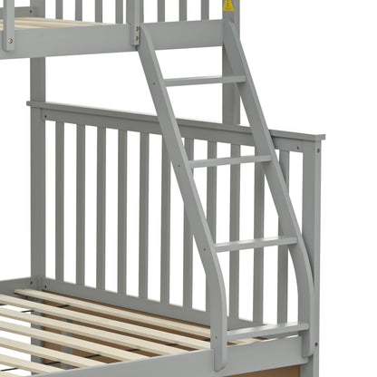 Bunk Bed With Ladder, And Safety Guard Rails - The Sleep Loft - Online Mattress Showroom NYC