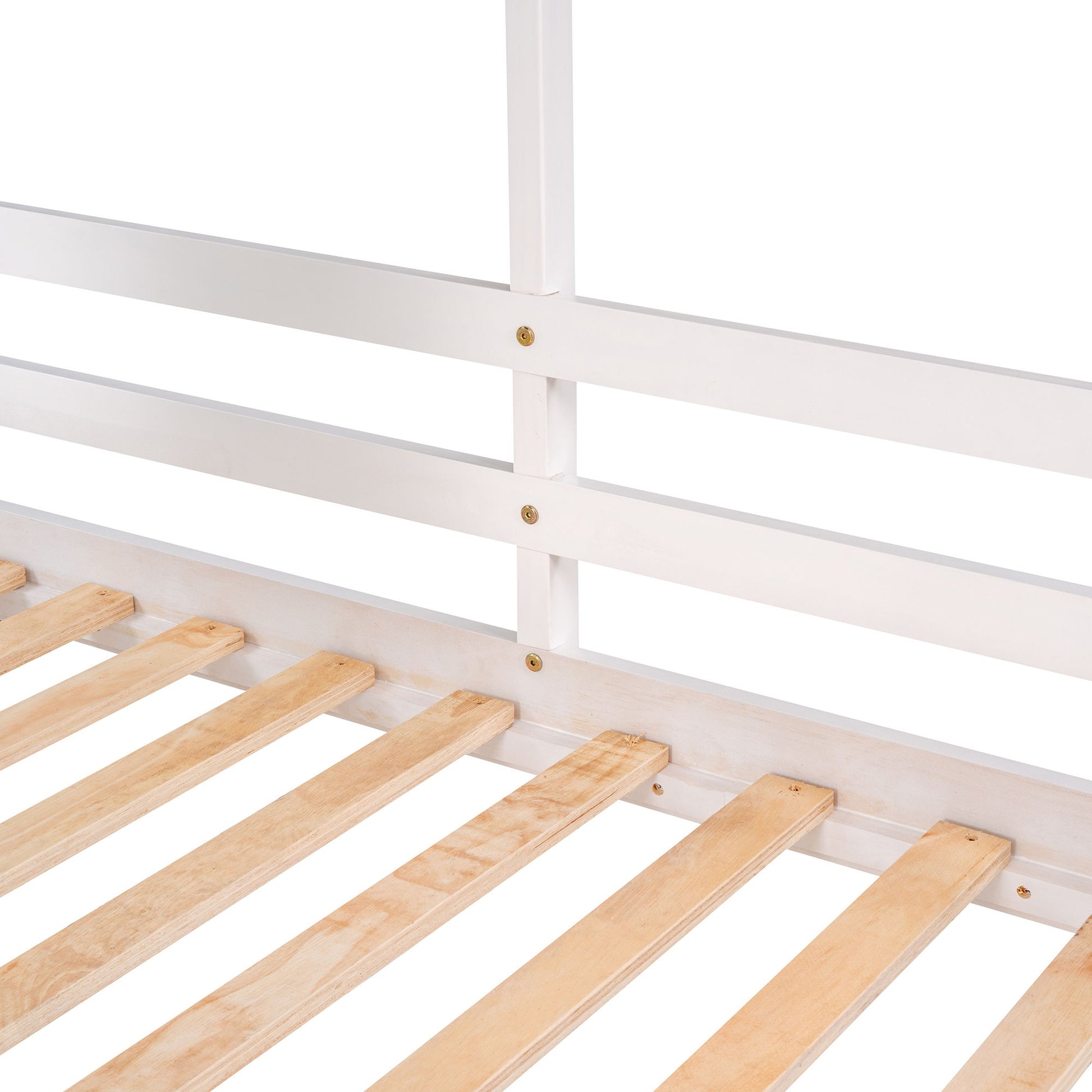 Bunk Bed Wood Bed & Roof, Window, Guardrail, Ladder - The Sleep Loft - Online Mattress Showroom NYC