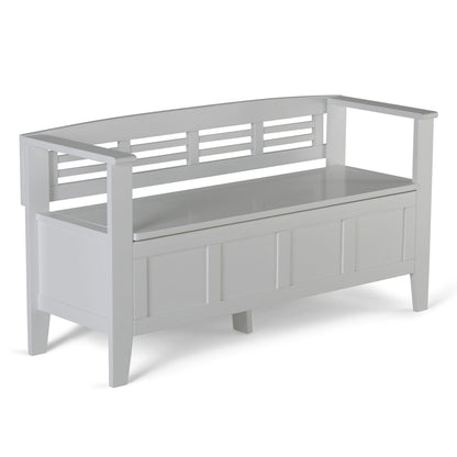 Adams - Entryway Storage Bench Handcrafted - The Sleep Loft - Online Mattress Showroom NYC