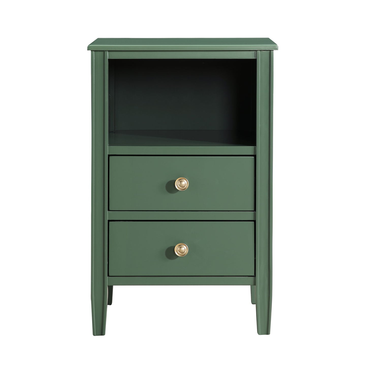 Winston - 2 Drawer Storage Nightstand - The Sleep Loft - Online Mattress Showroom NYC