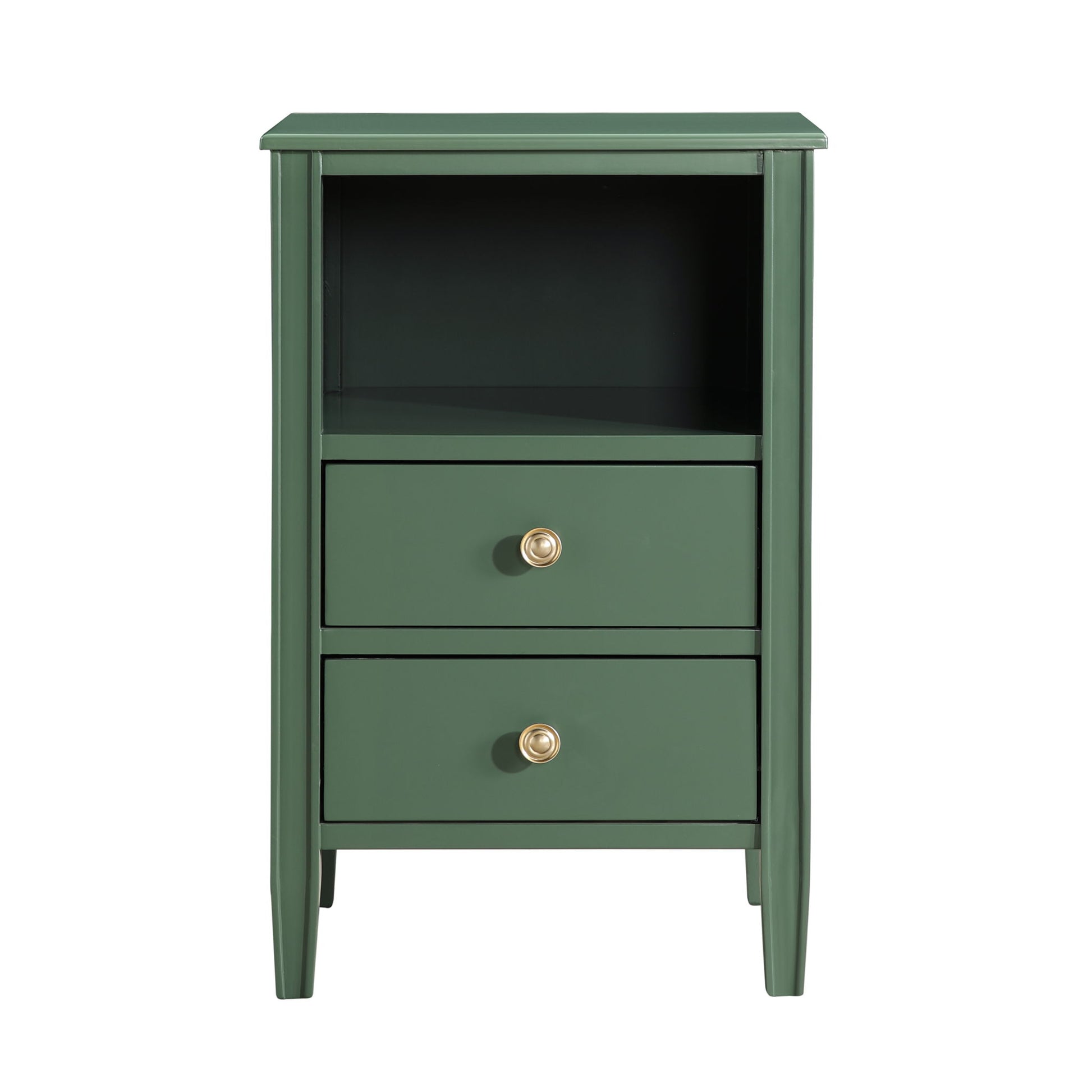 Winston - 2 Drawer Storage Nightstand - The Sleep Loft - Online Mattress Showroom NYC