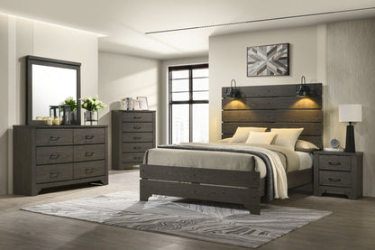 Junipe - 2 Drawer Nightstand - Brown - The Sleep Loft - Online Mattress Showroom NYC