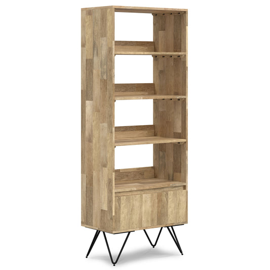 Hunter - Tall Bookcase - Natural - The Sleep Loft - Online Mattress Showroom NYC