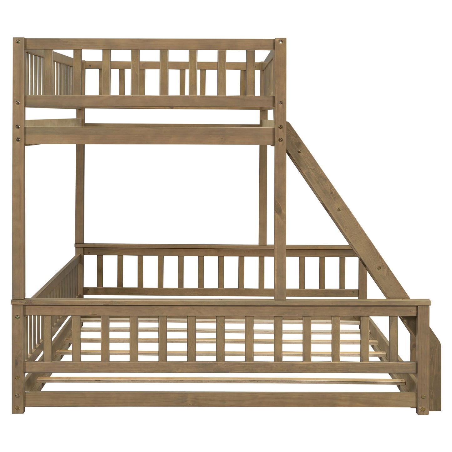 Bunk Bed With Ladder And Guardrails - The Sleep Loft - Online Mattress Showroom NYC
