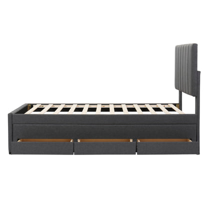 Upholstered Design Platform Bed With Trundle - The Sleep Loft - Online Mattress Showroom NYC
