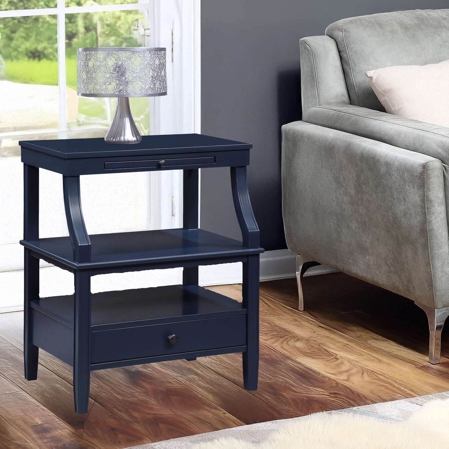 Newland - Storage Nightstand - The Sleep Loft - Online Mattress Showroom NYC