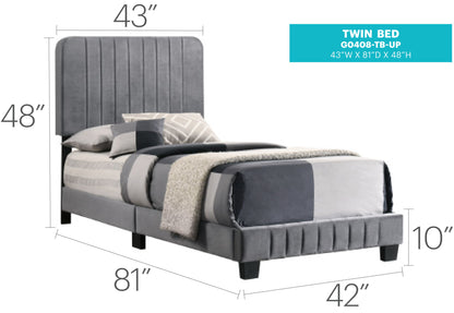 Channel Tufted Bed - The Sleep Loft - Online Mattress Showroom NYC