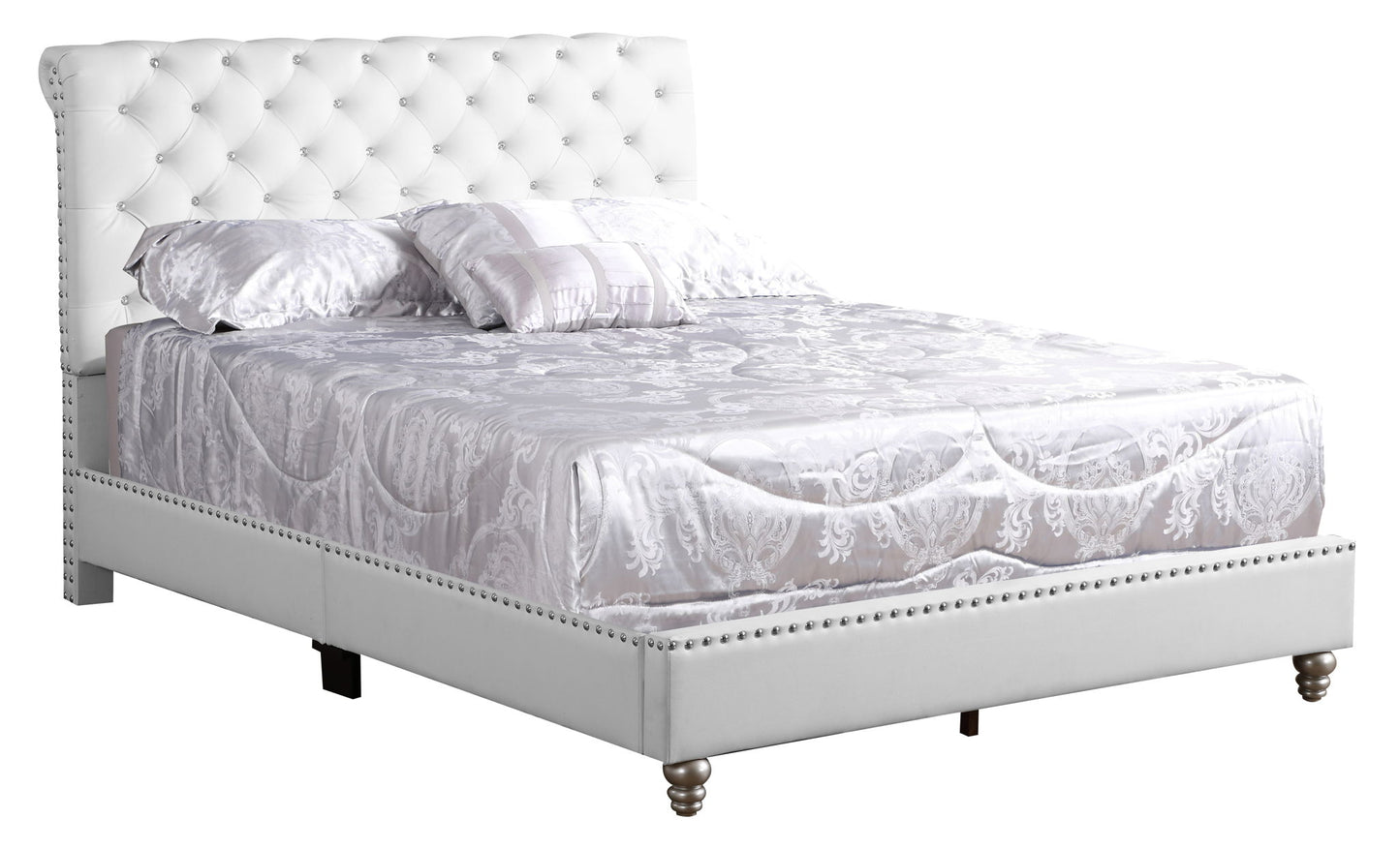 Elegant Transitional Upholstered Bed - The Sleep Loft - Online Mattress Showroom NYC
