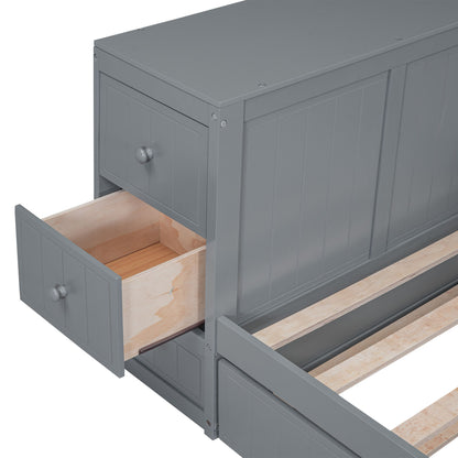 Daybed With Storage Arms, Trundle And Charging Station - The Sleep Loft - Online Mattress Showroom NYC