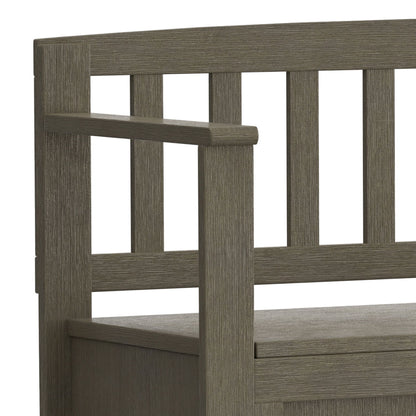 Brooklyn - Handcrafted Entryway Storage Bench - The Sleep Loft - Online Mattress Showroom NYC