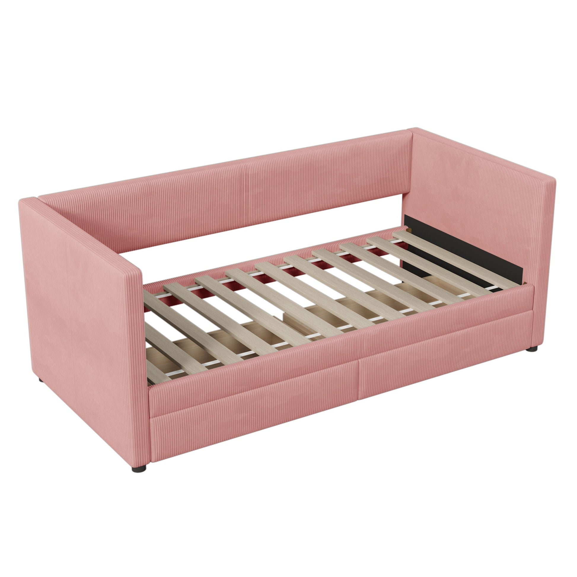 Daybed With Two Drawers And Wood Slat - The Sleep Loft - Online Mattress Showroom NYC