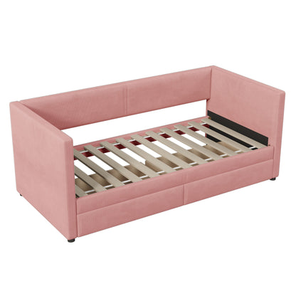 Daybed With Two Drawers And Wood Slat - The Sleep Loft - Online Mattress Showroom NYC