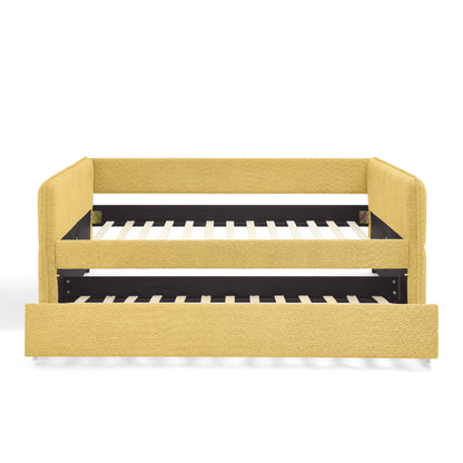 Upholstered Daybed With Pop Up Trundle - The Sleep Loft - Online Mattress Showroom NYC