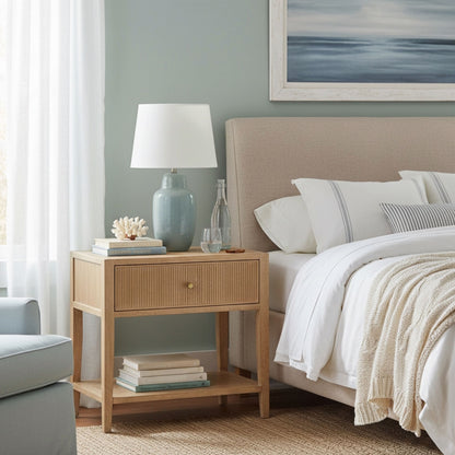 Finley - 1 Drawer Storage Nightstand - The Sleep Loft - Online Mattress Showroom NYC