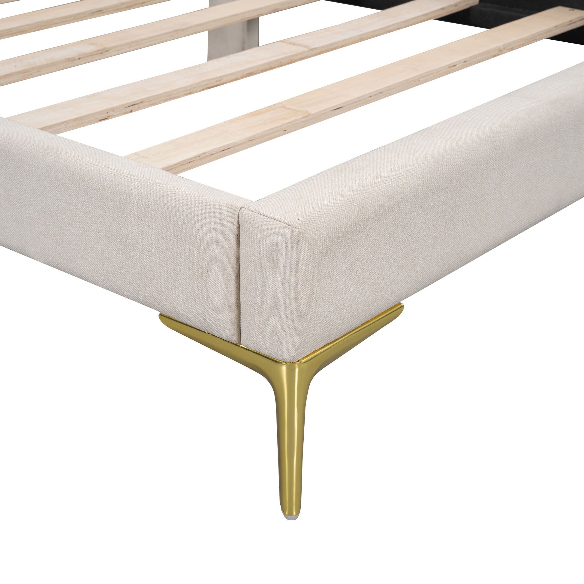 Upholstered Daybed With Headboard And Armrest, Support Legs - The Sleep Loft - Online Mattress Showroom NYC
