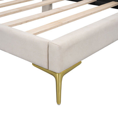 Upholstered Daybed With Headboard And Armrest, Support Legs - The Sleep Loft - Online Mattress Showroom NYC