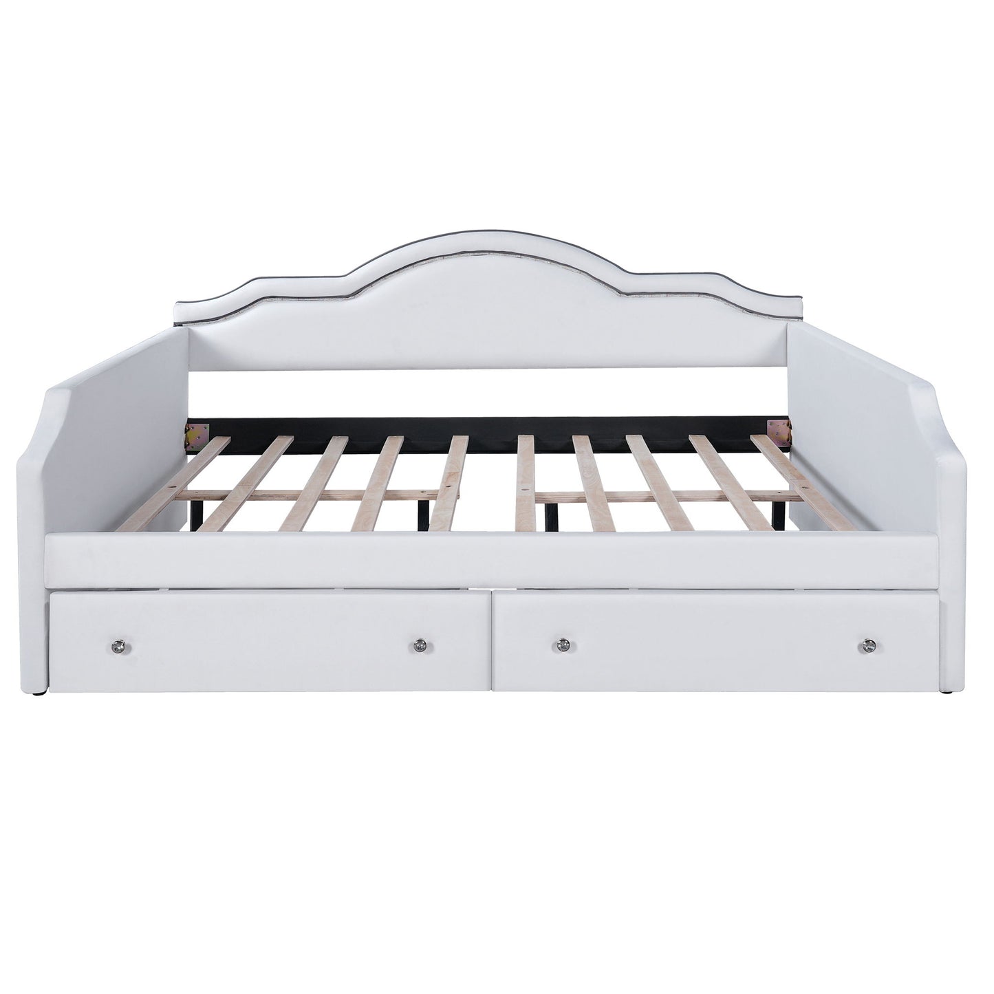 Upholstered Daybed With LED Lights And 2 Drawersme - The Sleep Loft - Online Mattress Showroom NYC