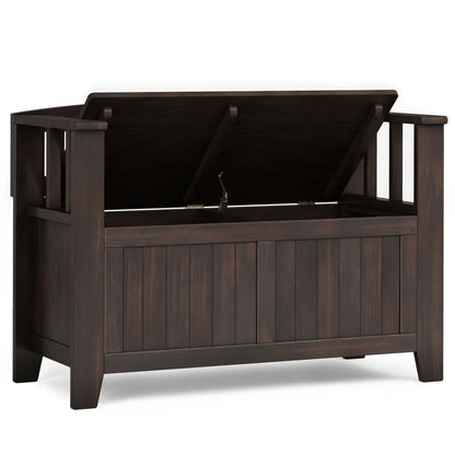 Acadian - Entryway Storage Bench, Handcrafted - The Sleep Loft - Online Mattress Showroom NYC