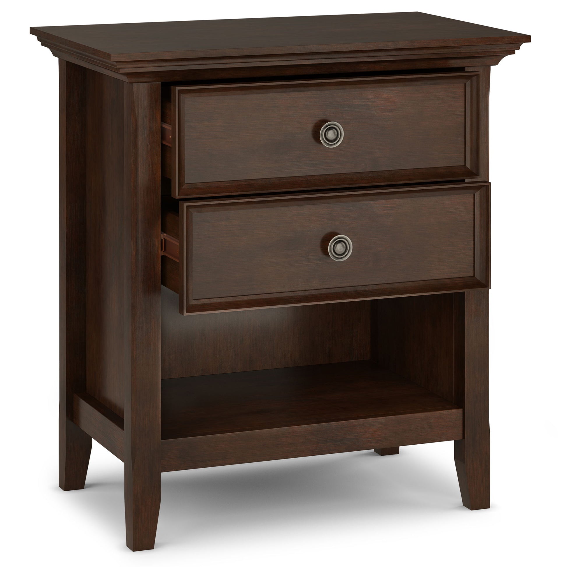 Amherst - Bedside Table - Russet Brown - The Sleep Loft - Online Mattress Showroom NYC