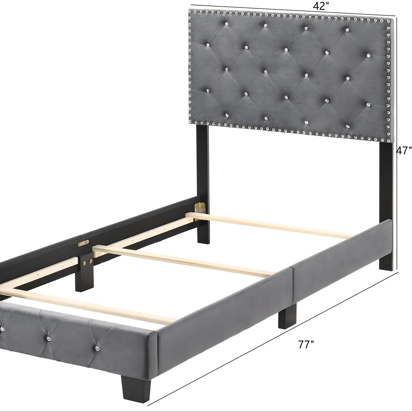 Luxurious Upholstered Bed - The Sleep Loft - Online Mattress Showroom NYC