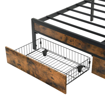 Modern Bed Frame With LED Lights, Upholstered Headboard, USB Charging - The Sleep Loft - Online Mattress Showroom NYC