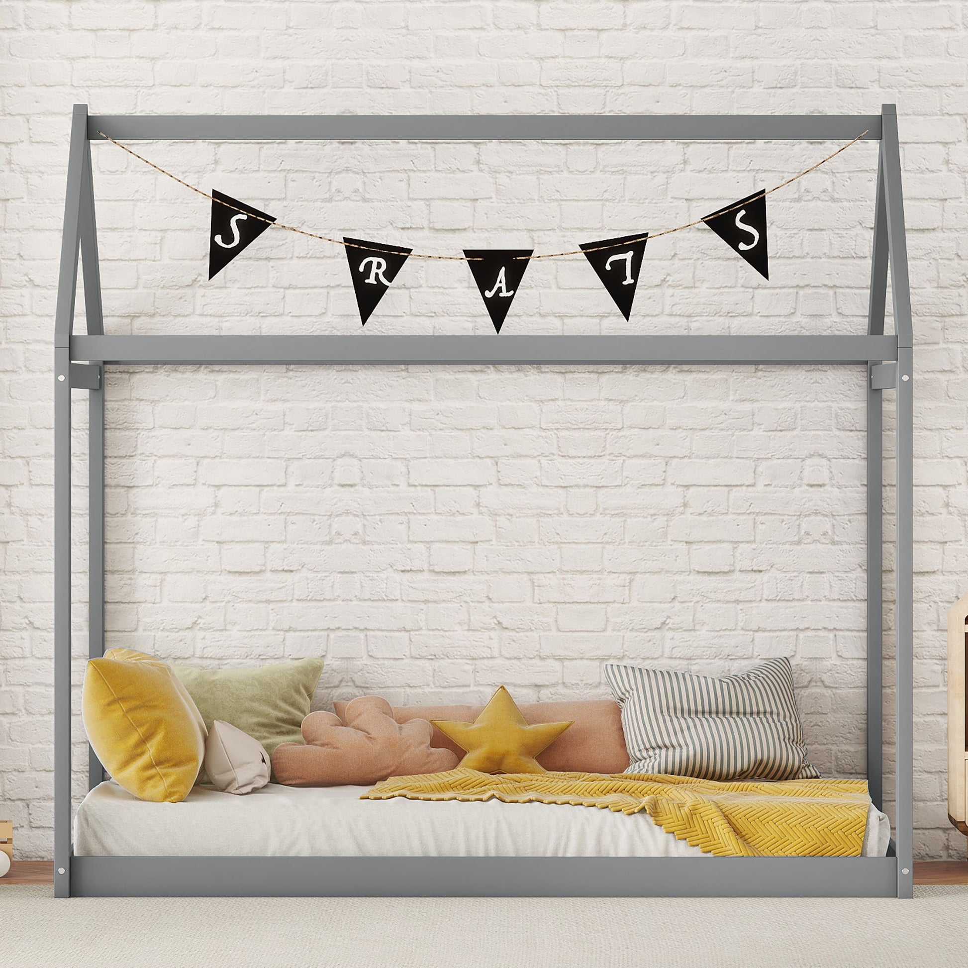 Wooden House Shaped Bed - The Sleep Loft - Online Mattress Showroom NYC