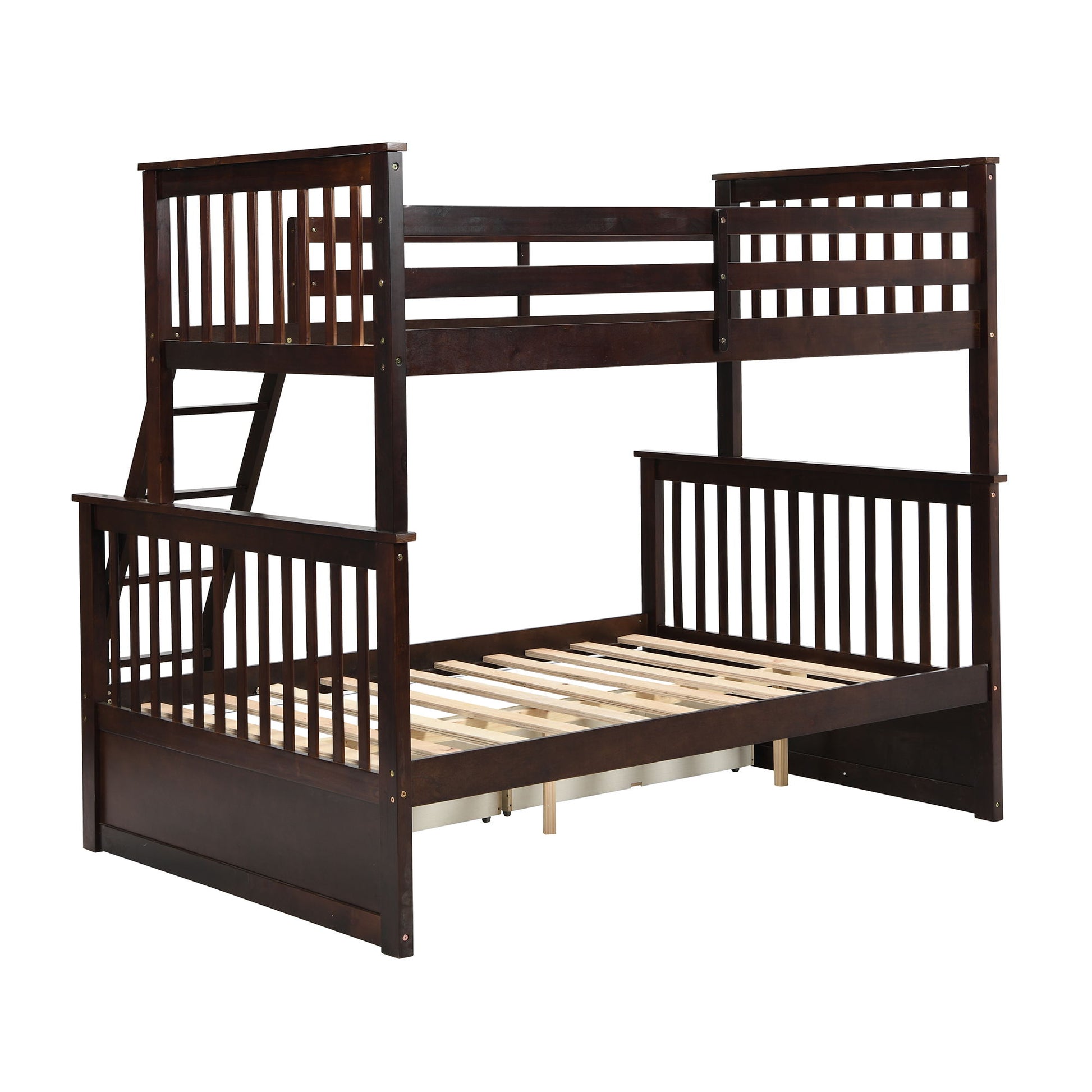 Bunk Bed With Ladder, And Safety Guard Rails - The Sleep Loft - Online Mattress Showroom NYC