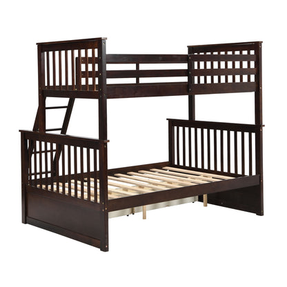 Bunk Bed With Ladder, And Safety Guard Rails - The Sleep Loft - Online Mattress Showroom NYC