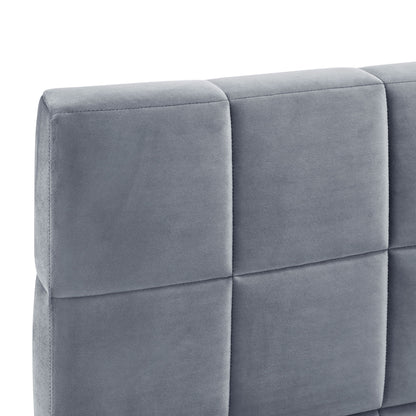 Full Size Upholstered Classic Mid Century Modern Daybed / Sofa Bed Frame, Elegant Design - Gray - The Sleep Loft - Online Mattress Showroom NYC