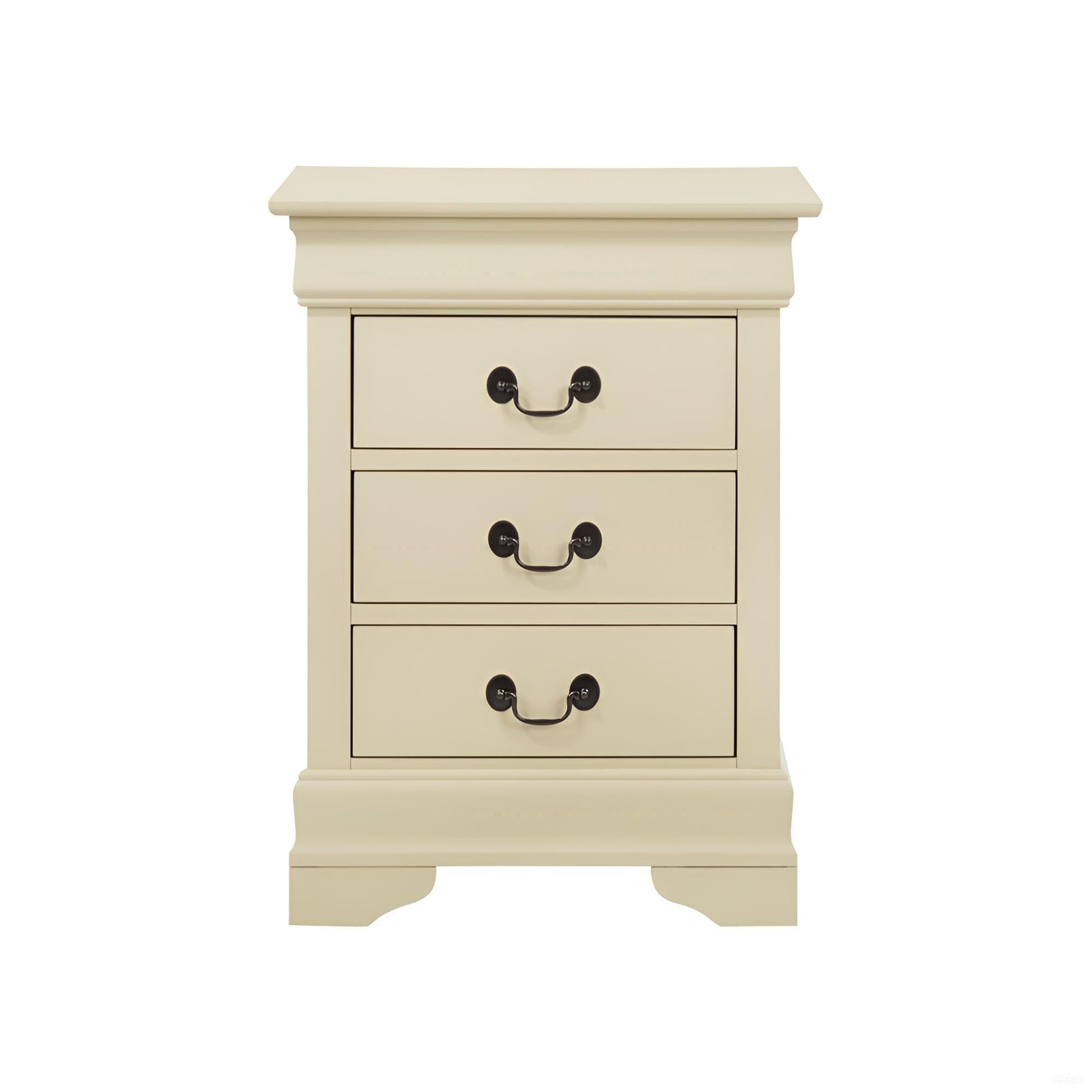 Louis Phillipe - Nightstand - Wood - The Sleep Loft - Online Mattress Showroom NYC