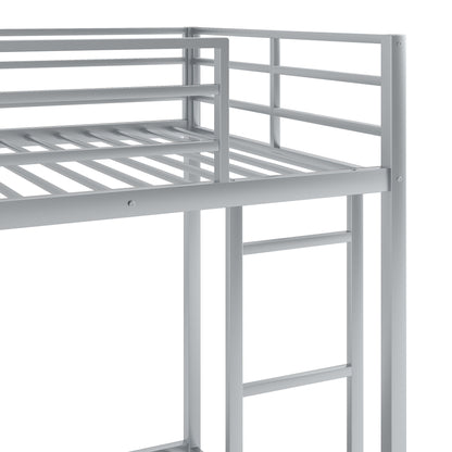 Metal Bunk Bed, Low Bunk Bed With Ladder - The Sleep Loft - Online Mattress Showroom NYC