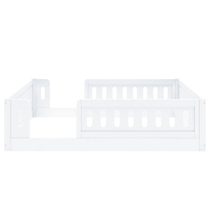 Platform Bed With Guardrail - The Sleep Loft - Online Mattress Showroom NYC