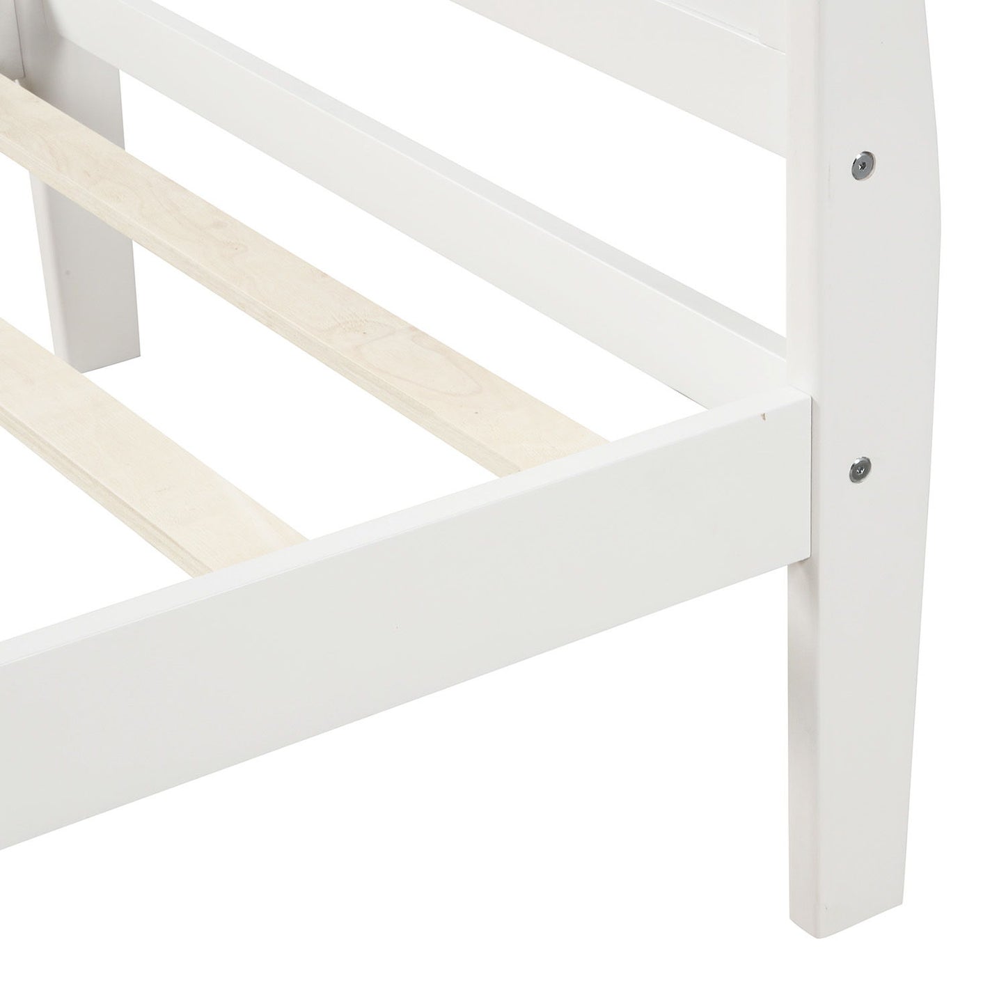 Platform Bed Frame Mattress Foundation Sleigh Bed With Headboard / Footboard / Wood Slat Suppor - The Sleep Loft - Online Mattress Showroom NYC