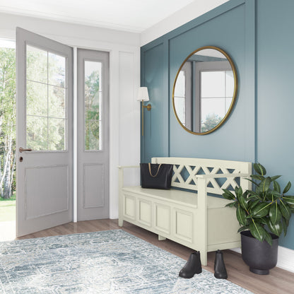 Amherst - Handcrafted Entryway Storage Bench - The Sleep Loft - Online Mattress Showroom NYC