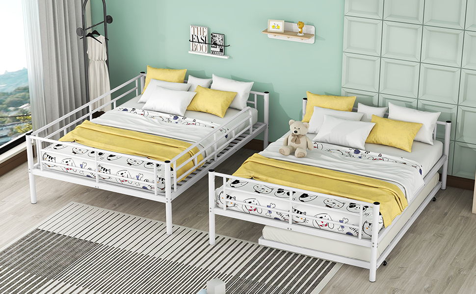 Steel Construction Bunk Bed - The Sleep Loft - Online Mattress Showroom NYC