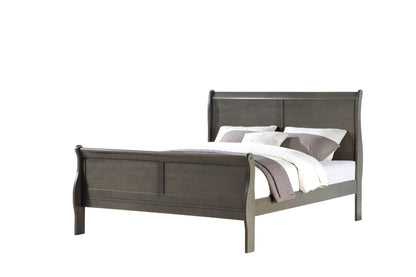 Louis Philippe - Sleigh Style Bed - The Sleep Loft - Online Mattress Showroom NYC