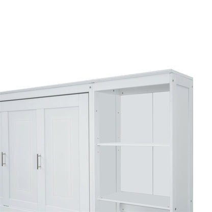 Murphy Bed With Desk And Bookshelf - The Sleep Loft - Online Mattress Showroom NYC