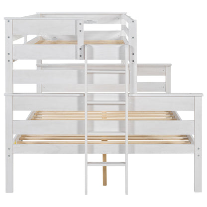 Detachable Design Bunk Bed With Ladder - The Sleep Loft - Online Mattress Showroom NYC