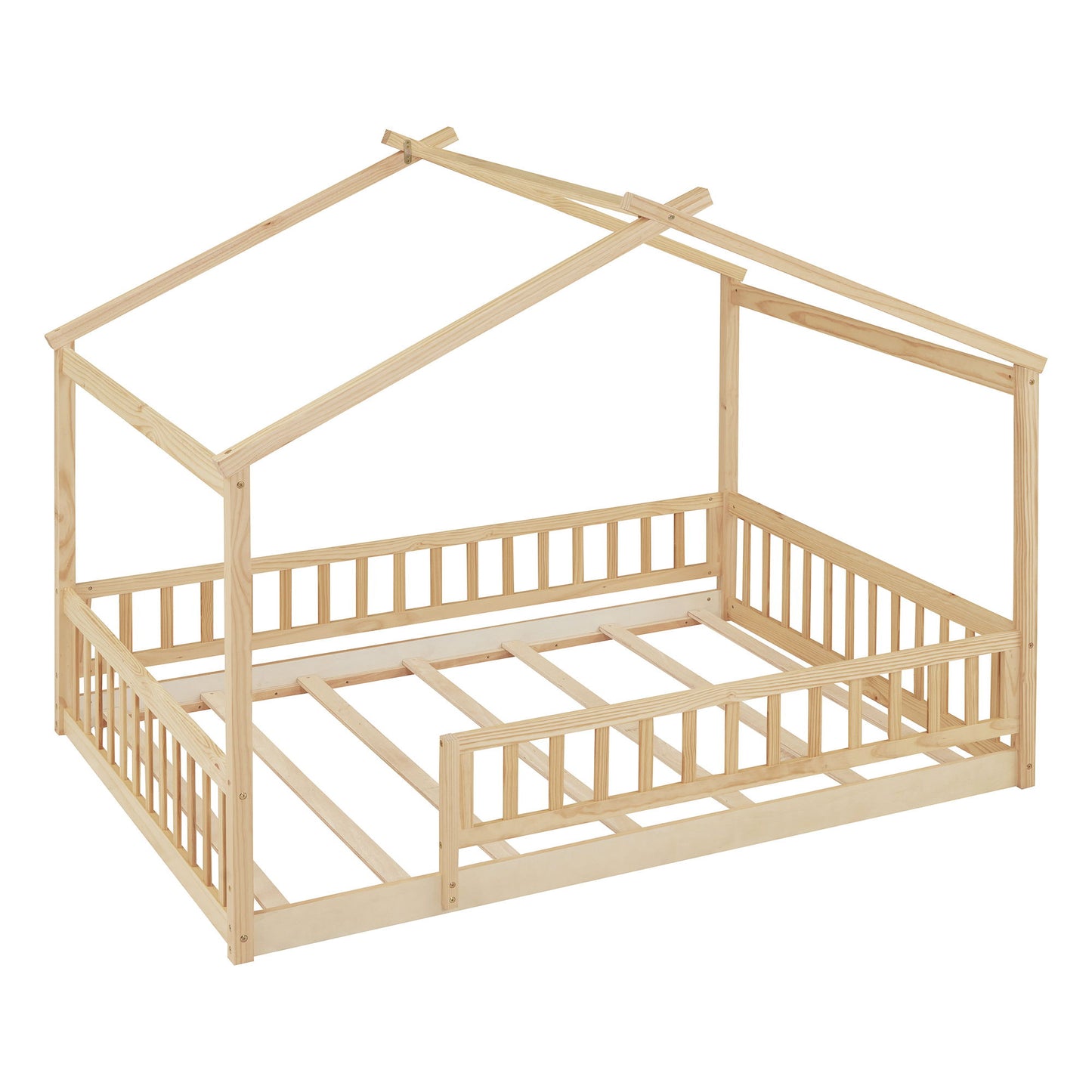 Bed House Bed Frame With Fence - The Sleep Loft - Online Mattress Showroom NYC
