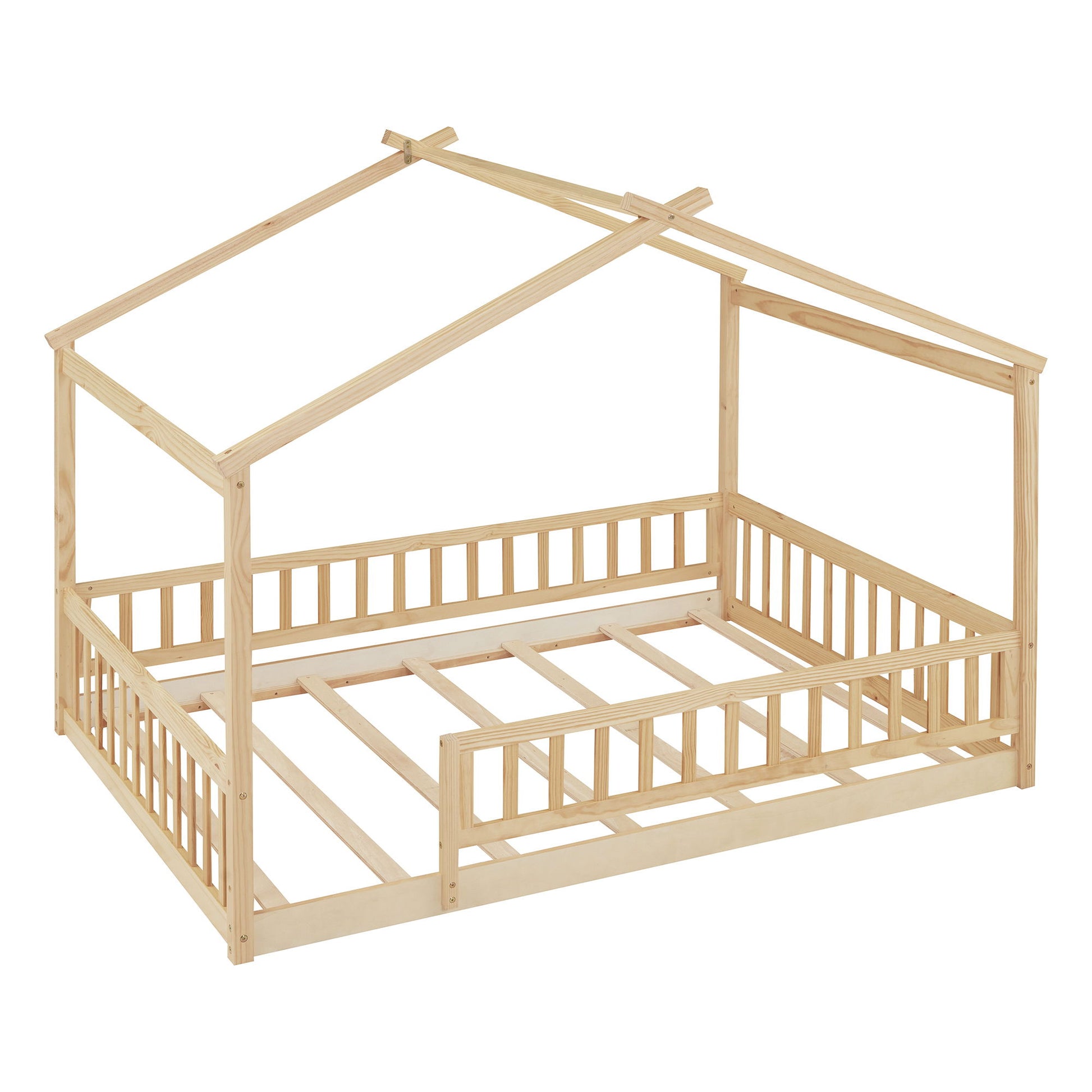 Bed House Bed Frame With Fence - The Sleep Loft - Online Mattress Showroom NYC
