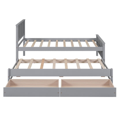 Platform Bed With Trundle And Drawers - The Sleep Loft - Online Mattress Showroom NYC