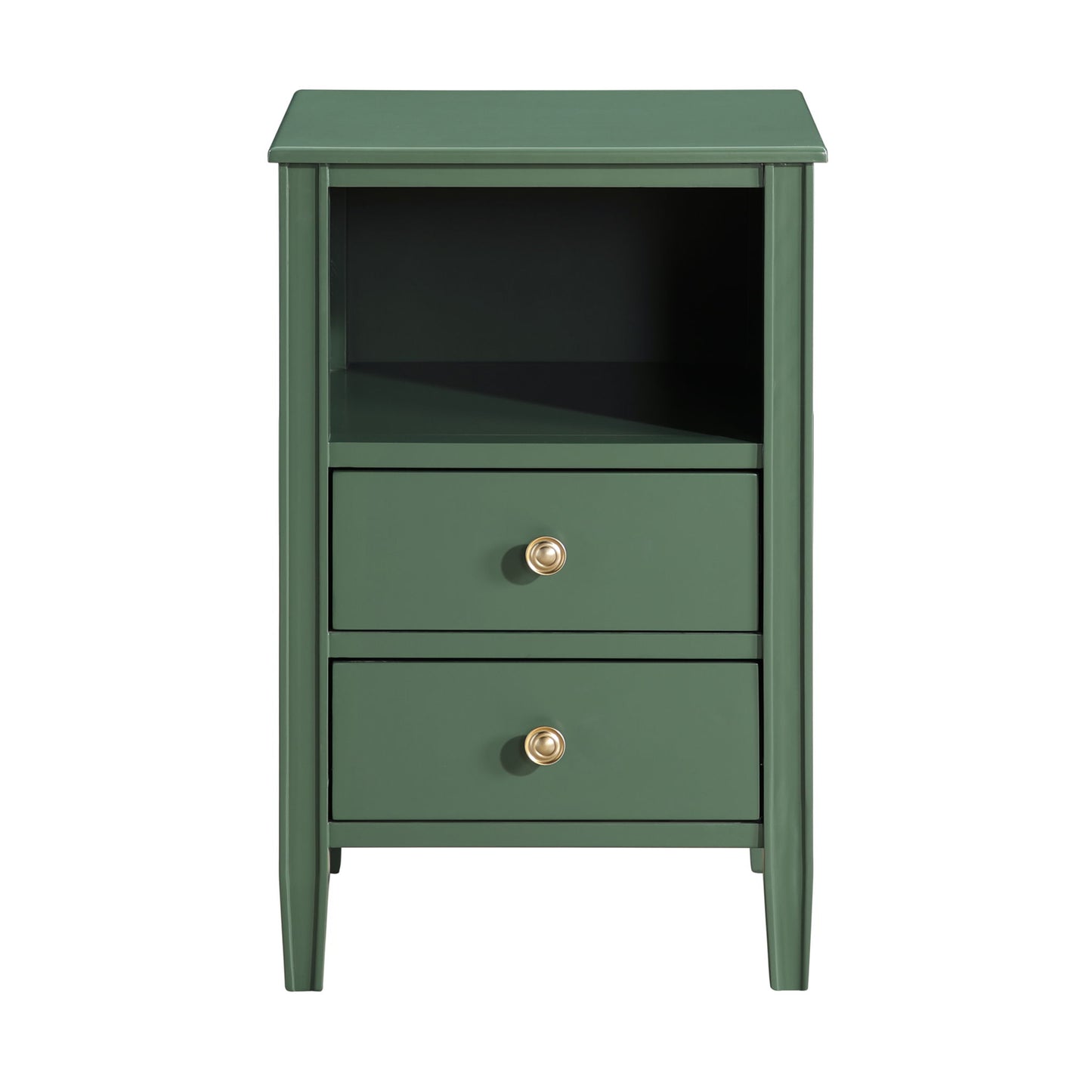 Winston - 2 Drawer Storage Nightstand - The Sleep Loft - Online Mattress Showroom NYC