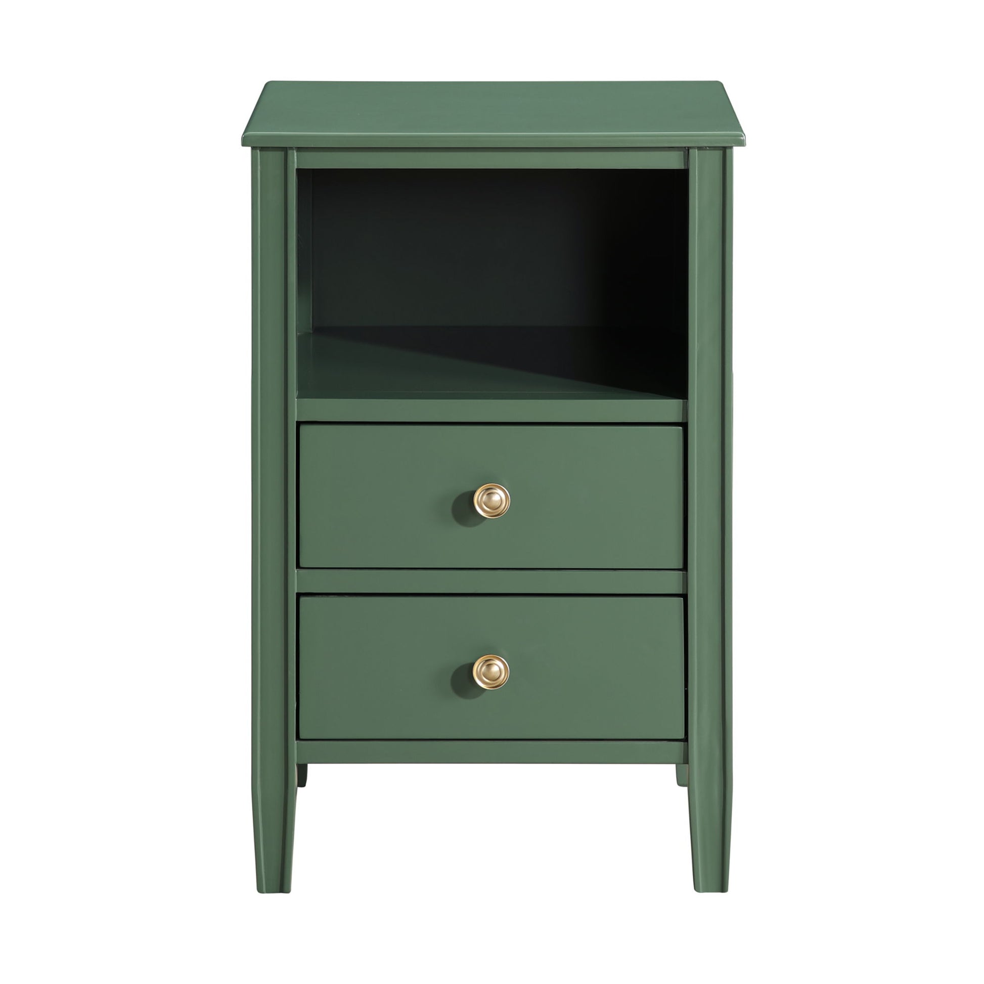 Winston - 2 Drawer Storage Nightstand - The Sleep Loft - Online Mattress Showroom NYC