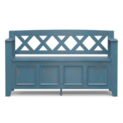 Amherst - Handcrafted Entryway Storage Bench - The Sleep Loft - Online Mattress Showroom NYC