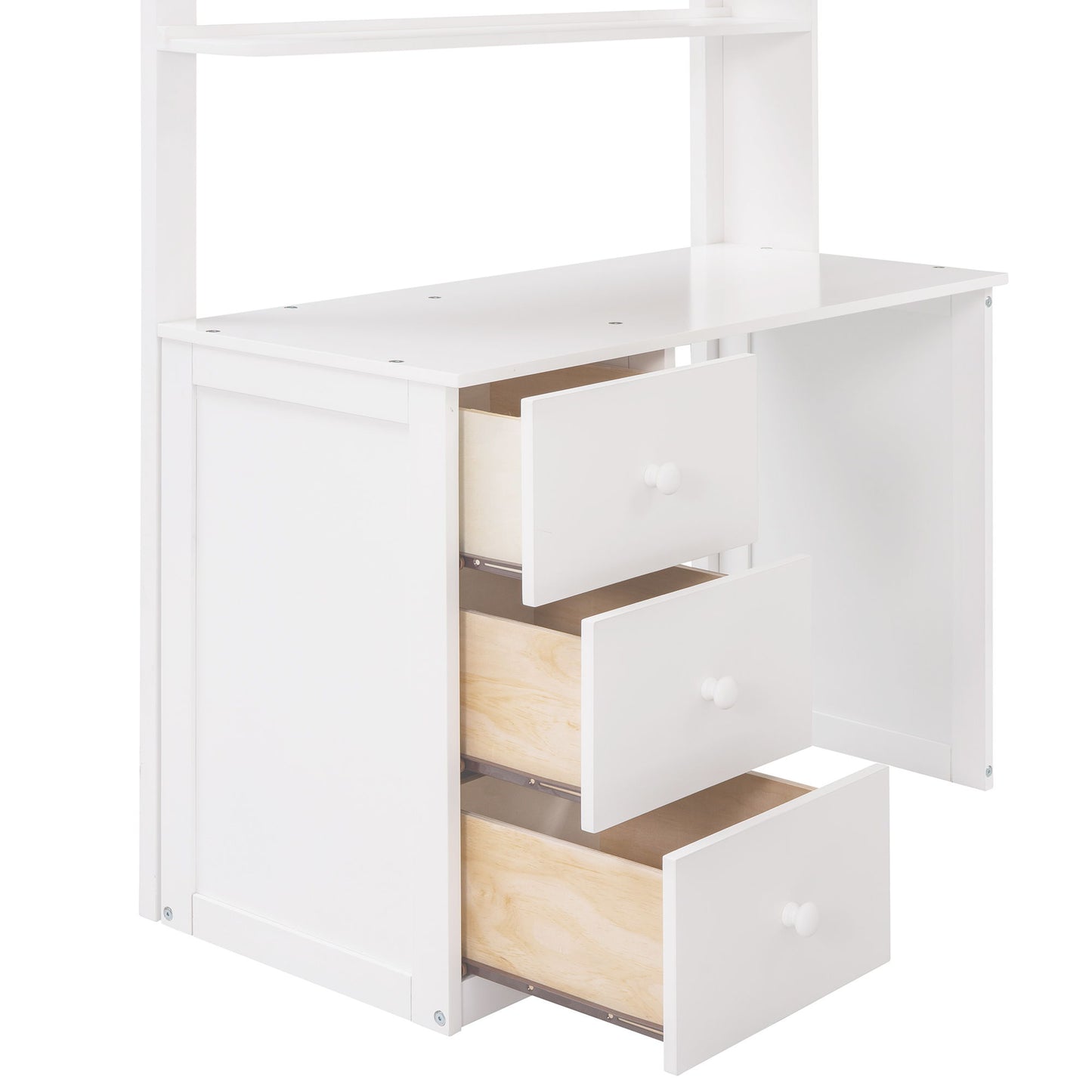 Loft Bed With Drawers, Desk, And Wardrobe - The Sleep Loft - Online Mattress Showroom NYC