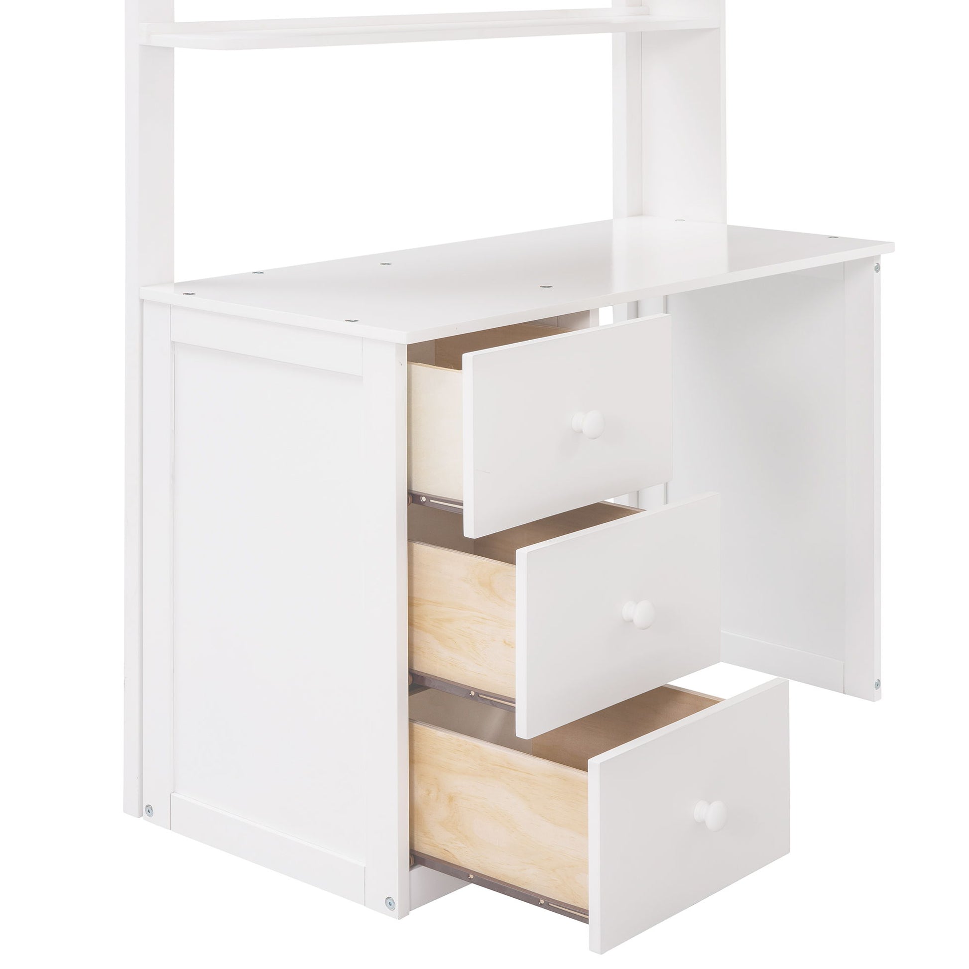 Loft Bed With Drawers, Desk, And Wardrobe - The Sleep Loft - Online Mattress Showroom NYC
