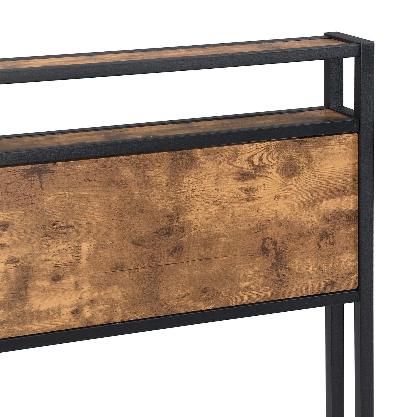 Platform Bed Frame With Wooden Headboard And Footboard, USB Liner - The Sleep Loft - Online Mattress Showroom NYC